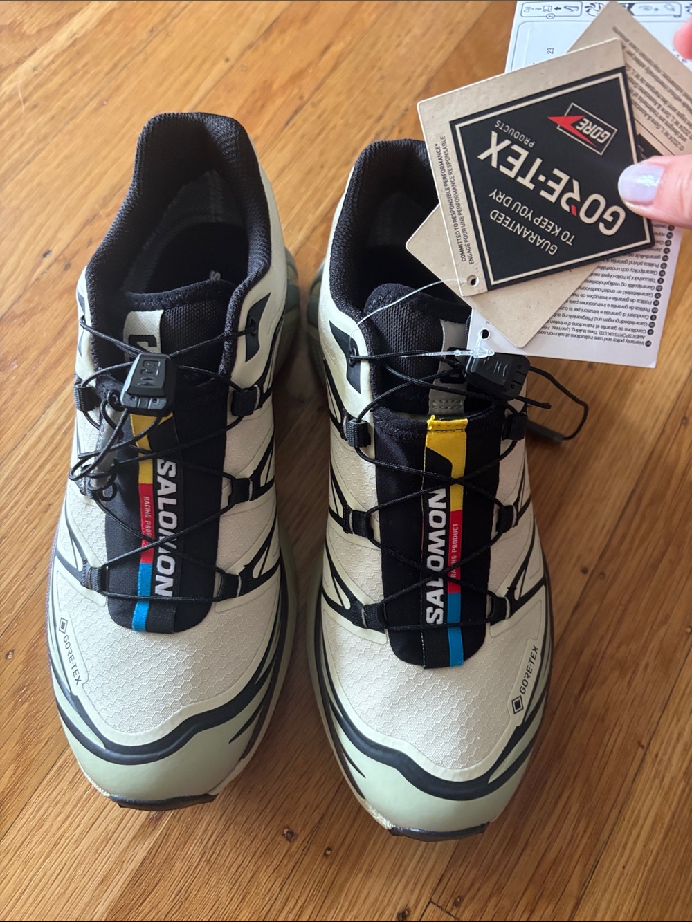 Salomon XT-6 GORE-TEX Aspargus Green / Tea / Bitter Chocolate - brand new